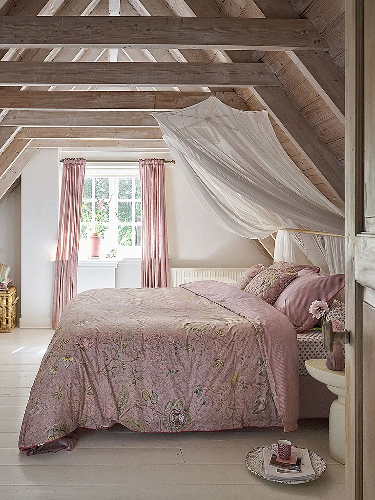 PIP STUDIO Percale Linge de lit MUMBAI MORNING 70x90cm/140x200cm Rose baie